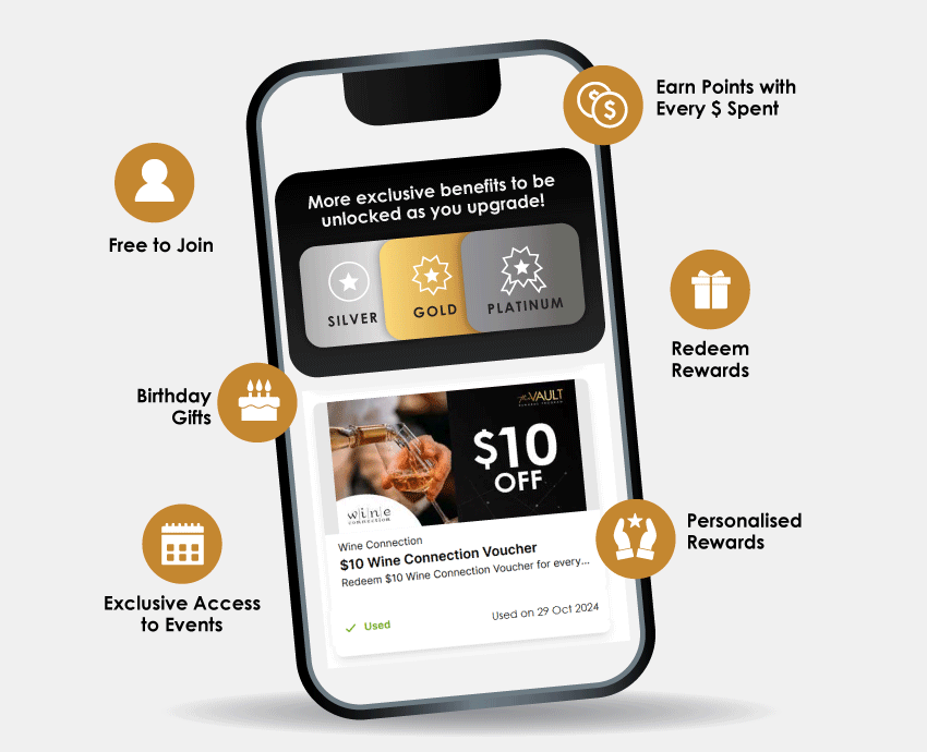 Wine Connection The Vault Rewards Program