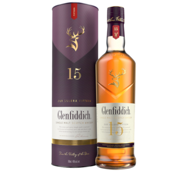 A108 Glenfiddich 15 Year Old Single Malt Scotch Whisky
