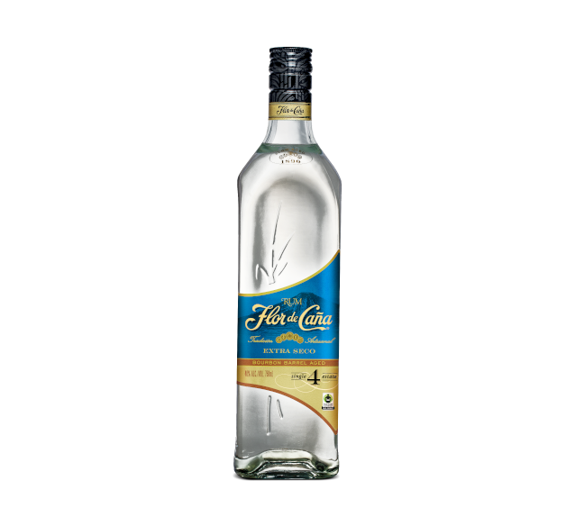 RUM FLOR DE CAÑA WHITE - Extra Dry - 4 Years - Nicaragua