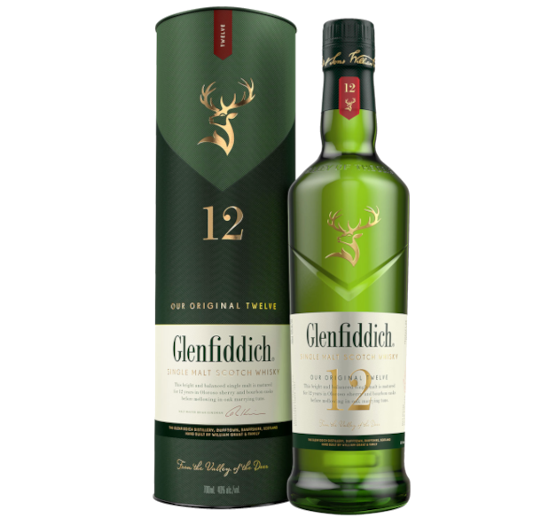 Glenfiddich 12 Year Old Single Malt Scotch Whisky