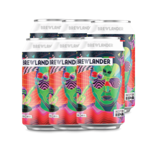 BREWLANDER - Inception IPA - Craft Beer - 6-pack