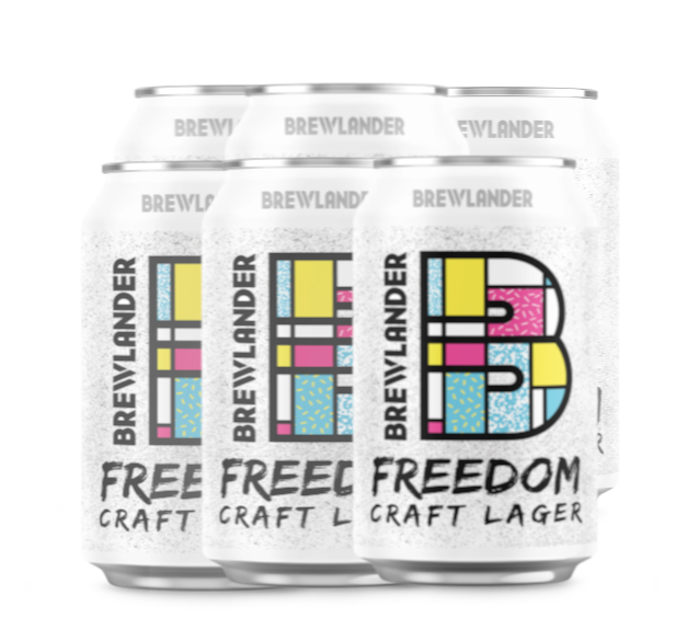 BREWLANDER - Freedom Lager - Craft Beer - 6-pack