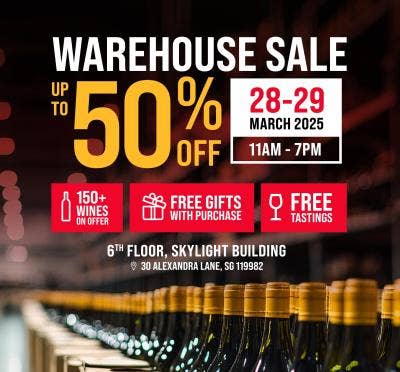 Sip & Save @ Our Warehouse Sale 2025